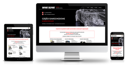 strona web zrealizowana dla warsztatu samochodowego - Katowice