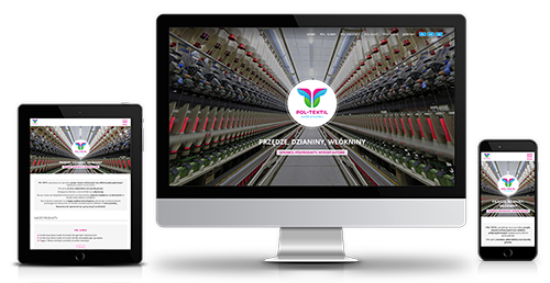 Strona internetowa - dla firmy tekstylnej
