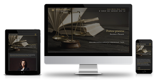 strona internetowa dla kancelarii adwokackiej